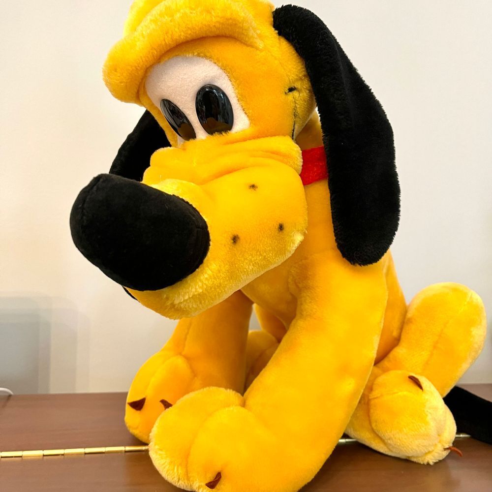 Vintage Rare PLUTO Dog Disneyland Walt Disney World Plush Stuffed Animal 16"